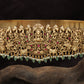 Lakshmi peacock antique dabu with temple motif detailing