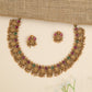 Premium antique Lakshmi necklace with intricate fanwork and artisan craftsmanship