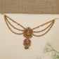 Statement jade bille with temple-inspired Lakshmi motif