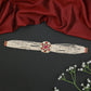 Floral jadau beads choker with multi-strand pearl design