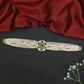 Floral jadau beads choker with multi-strand pearl design