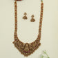 Royal Antique Lakshmi long haara with heritage temple detailing