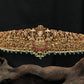 Grand Antique dabu with sculpted temple motifs and bead fringe
