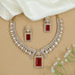 Royal Kundan necklace with an ornate centre design