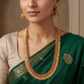 Royal Antique Long Haara with Intricate Coin and Fanwork Detailing