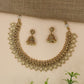 Antique Lakshmi Coin Necklace with Heritage Temple Detailing