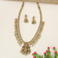 Vintage-Inspired Temple Long Haara with Lakshmi Statement Design
