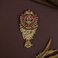 Lakshmi Idol Antique Jade Bille for Traditional Hairstyles