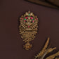 Lakshmi Idol Antique Jade Bille for Traditional Hairstyles