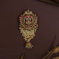 Lakshmi Idol Antique Jade Bille for Traditional Hairstyles