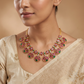 Signature Jadau Necklace with Circular Statement Design