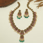 Grand Lakshmi Jadau Long Haara with Pearl Fringe