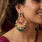 Luxury Jadau Chandbali Statement Hangings