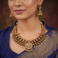 Grand Antique Necklace with Traditional Peacock Border