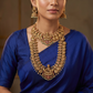 Premium Temple Antique Combo Set with Lakshmi Lotus Heritage Design