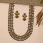 Premium Antique Long Haara with Lakshmi Coin Border and Intricate Openwork Detailing