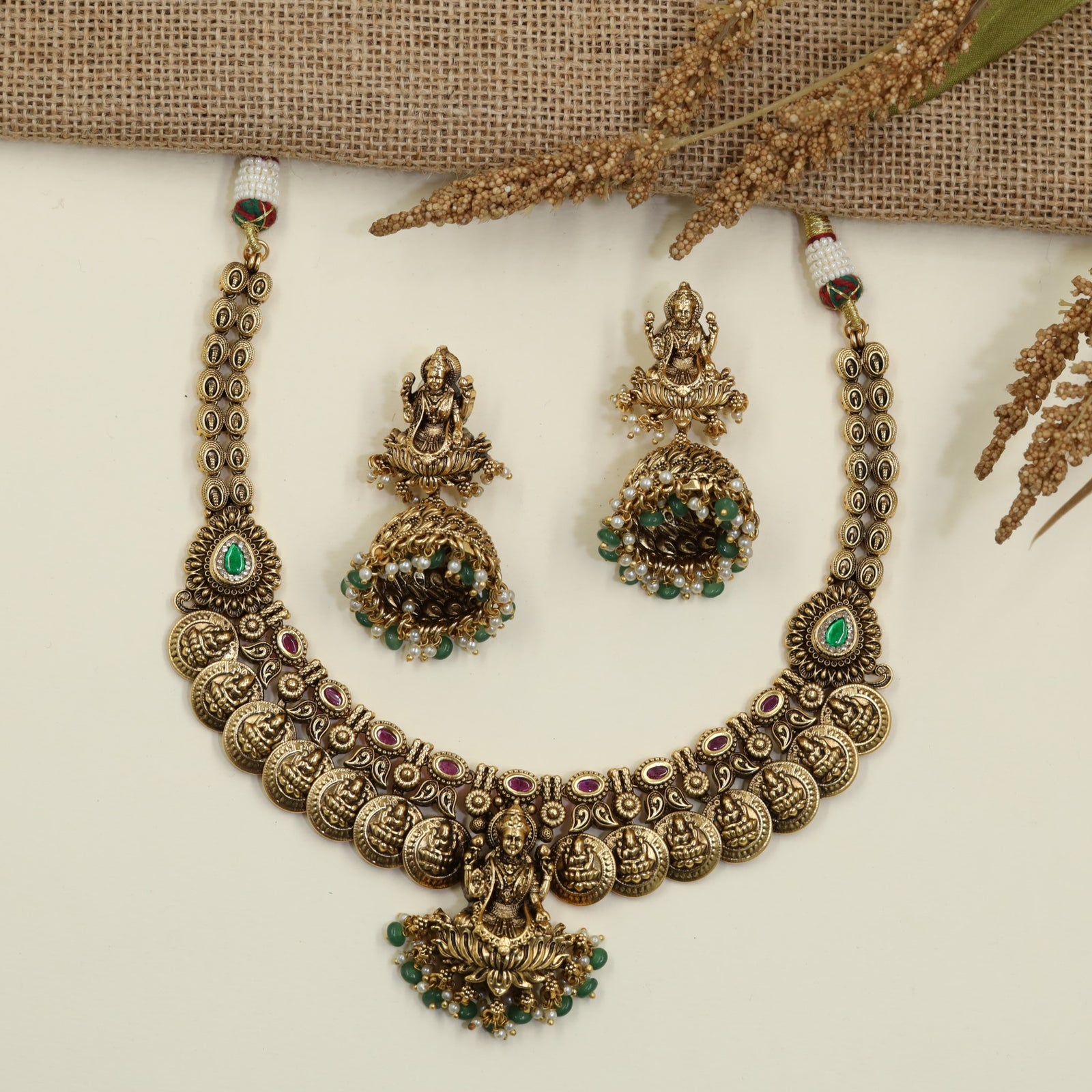 Cultural Classic Antique Necklace with Handcrafted Coin Design