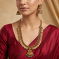 Devotional Collection Antique Long Haara with Lakshmi Pendant