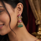 Designer Kundan Necklace with Statement Floral Pattern