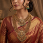Lakshmi Statement Antique Combo Set with Scroll Links