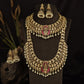 Peacock Link Antique Combo Set with Lakshmi Temple Pendants