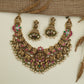 Premium Antique Necklace with Lakshmi Peacock Statement Pendant