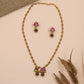 Antique Parrot Chain Set with Floral Centre Pendant