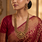 Imperial Antique Lakshmi Peacock Long Haara Set