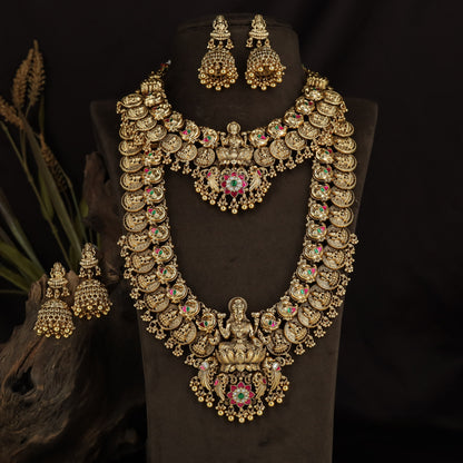Signature Antique Combo Set with Lakshmi Heritage Craftsmanship