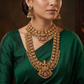 Signature Lakshmi Antique Combo Set with Heritage Coins