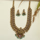 Elegant Antique Long Haara with Peacock Links and Coin Detailing