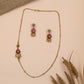 Heritage Antique Mope Chain with Floral Drops