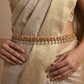Heritage Antique Waist Belt with Floral Medallion Border