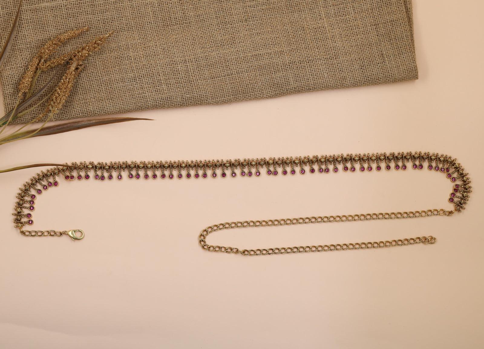 Grand Antique Waist Belt Featuring Fine Drop Craftsmanship