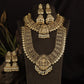 Antique Temple Combo Set with Lakshmi Long Haara and Necklace