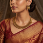 Grand Lakshmi Coin Antique Necklace Set with Layered Detailing