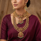 Signature Lakshmi Antique Combo Set with Peacock Scrollwork