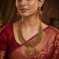 Royal Lakshmi Peacock Antique Long Haara Set
