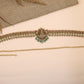 Bridal Antique Waist Belt with Coin Border and Lakshmi Centrepiece