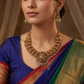 Antique Lakshmi Heritage Necklace Set with Temple Centre
