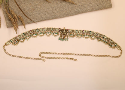 Grand Antique Waist Belt with Temple-Inspired Craftsmanship
