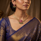 Temple Antique Choker Set with Floral Centre Design