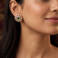 Rosette Jadau Stud with Decorative Beaded Border
