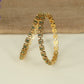 Linear Antique Bangles Crafted with Elegant Rectangular Detailing