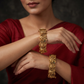 Lakshmi Antique Bangles with Peacock Relief Work