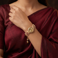 Prestige Heritage Kundan Watch with Traditional Floral Links