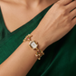 Regal Kundan Watch with Geometric Heritage Charms