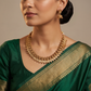 Grand Lakshmi Coin Antique Temple Necklace Set