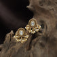 Antique Stud Featuring a Sunburst Design and Pearl Cluster Fringe