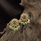 Circular Scrollwork Antique Stud with Ball Drop Fringe
